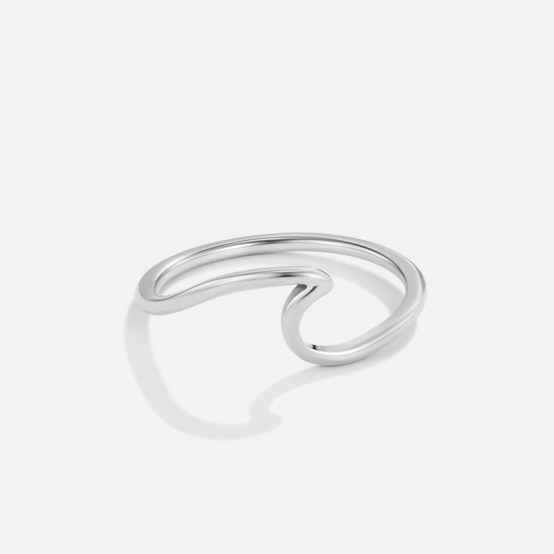 Wellenring aus Silber Imari