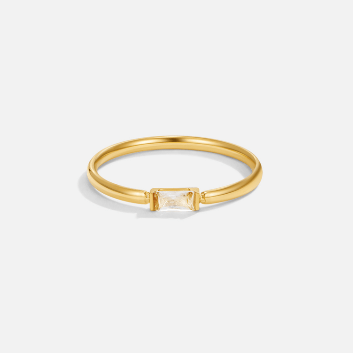 Bague Leonore aus Baguette-Kristall