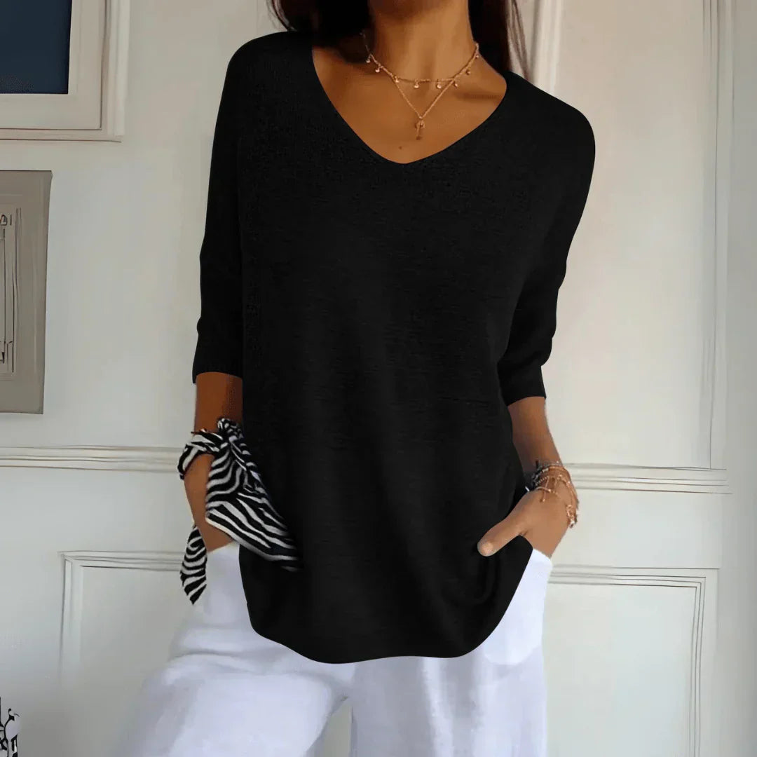 Azure - Entspannt Elegantes Top