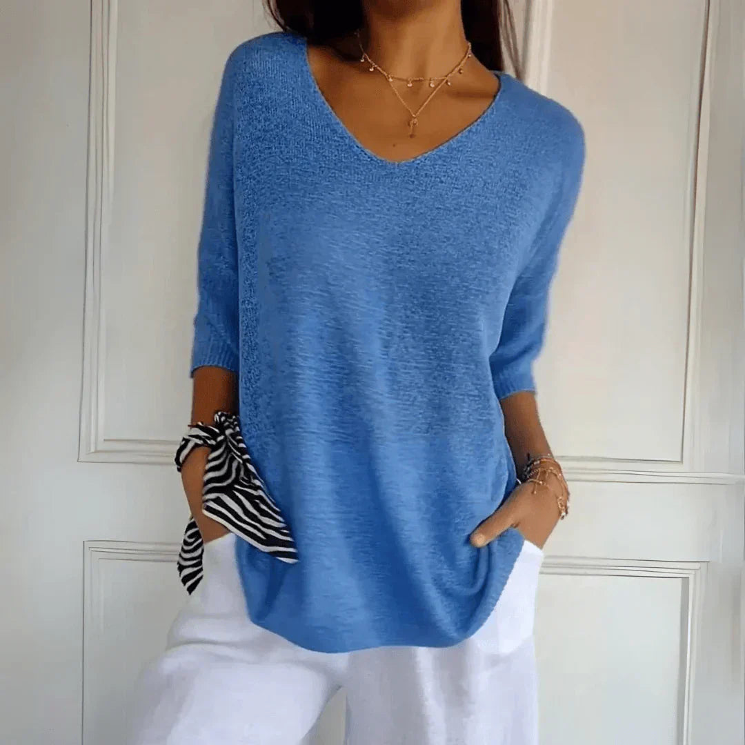 Azure - Entspannt Elegantes Top