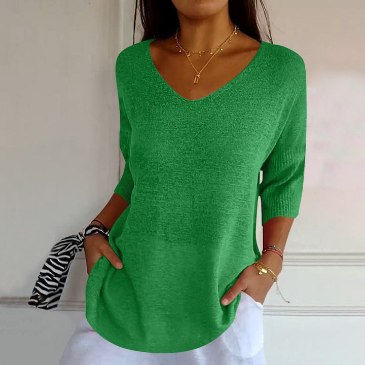 Azure - Entspannt Elegantes Top