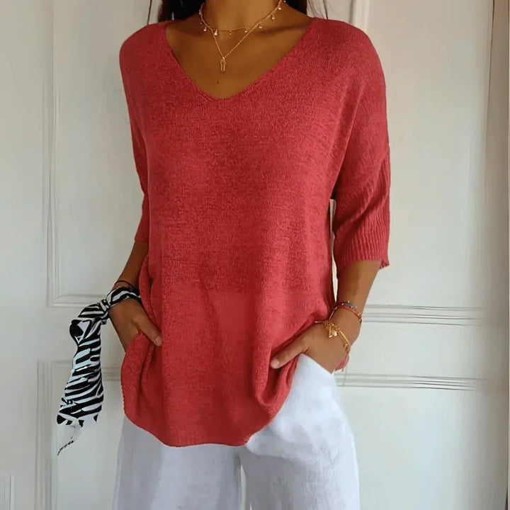 Azure - Entspannt Elegantes Top