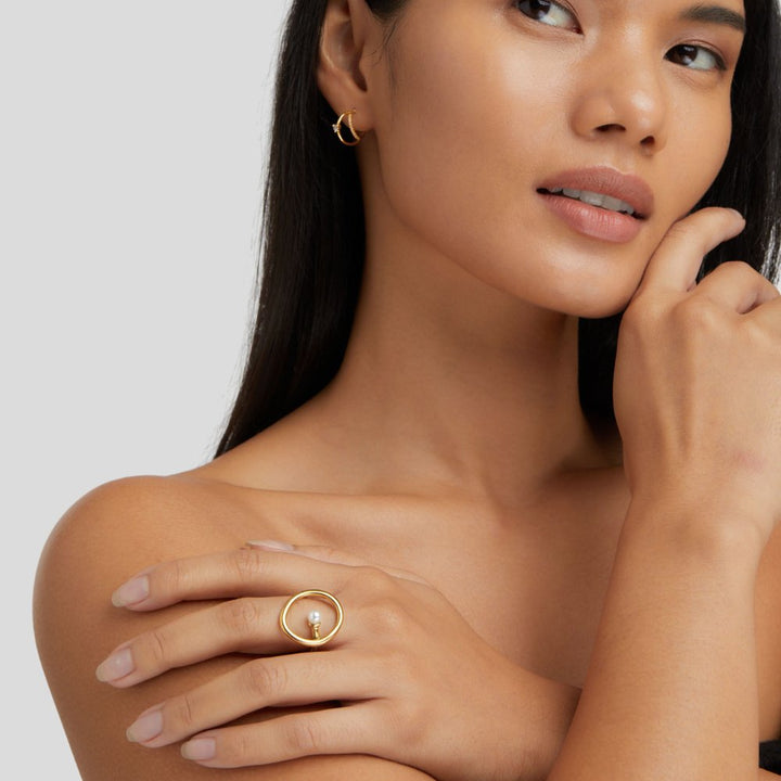 Bague Melisa aus Perlgold
