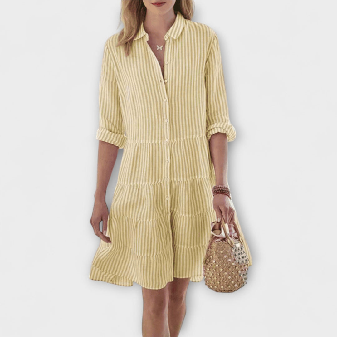 Nadie - Gestreiftes Luftiges Kleid