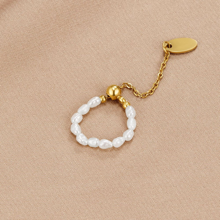 Nona-Ring aus Süßwasserperlen