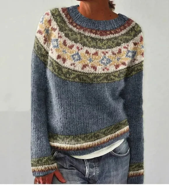 Izzel - Gemütlicher Fair Isle Pullover