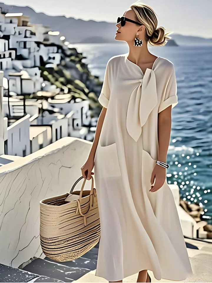 Ella™ Elegantes Kleid mit praktischen Taschen