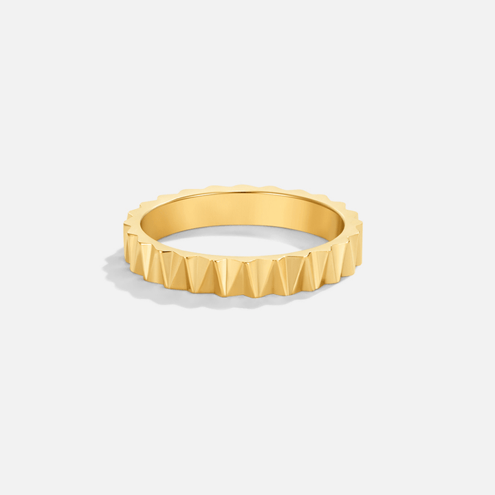 Geometrischer Goldring von Reene