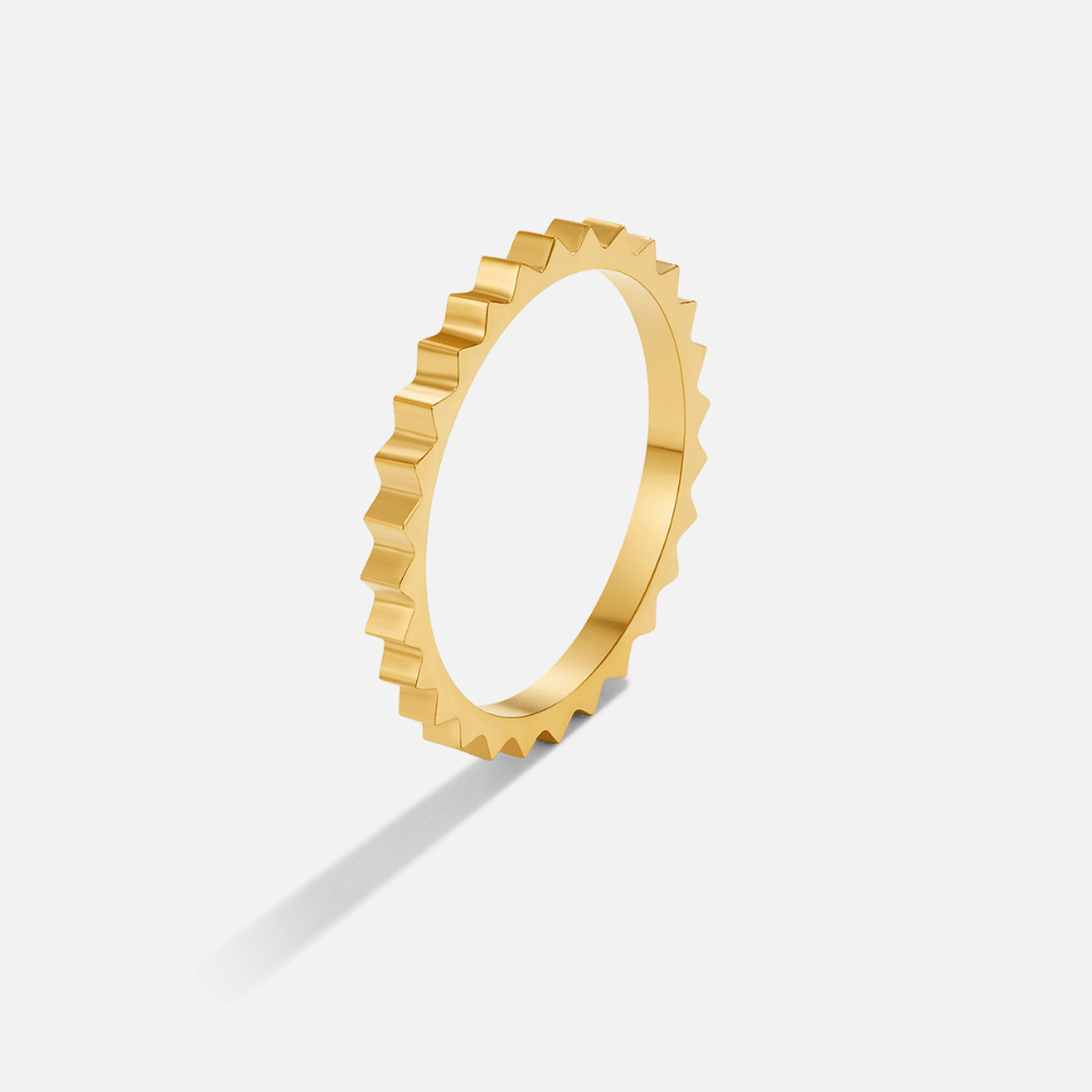 Geometrischer Goldring von Reene
