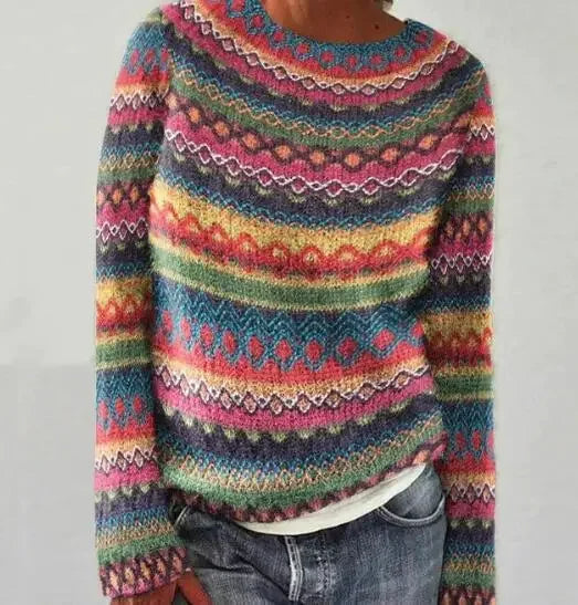 Izzel - Gemütlicher Fair Isle Pullover