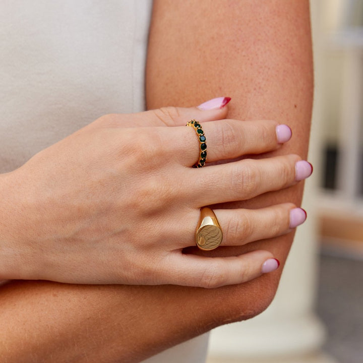 Signet-Ring aus Gold Savina