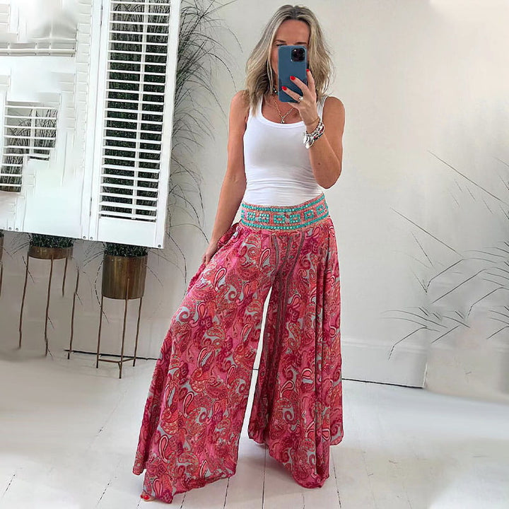 Kelly - Bunte Palazzo-Hosen