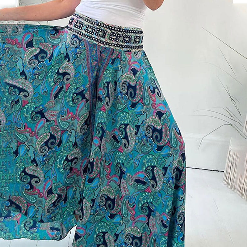 Kelly - Bunte Palazzo-Hosen