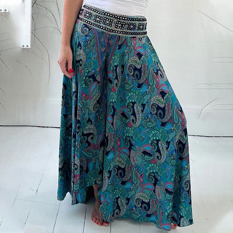 Kelly - Bunte Palazzo-Hosen