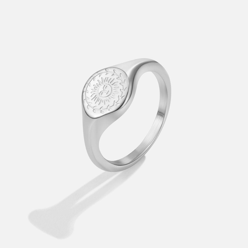 Silberring Sommersonnenwende