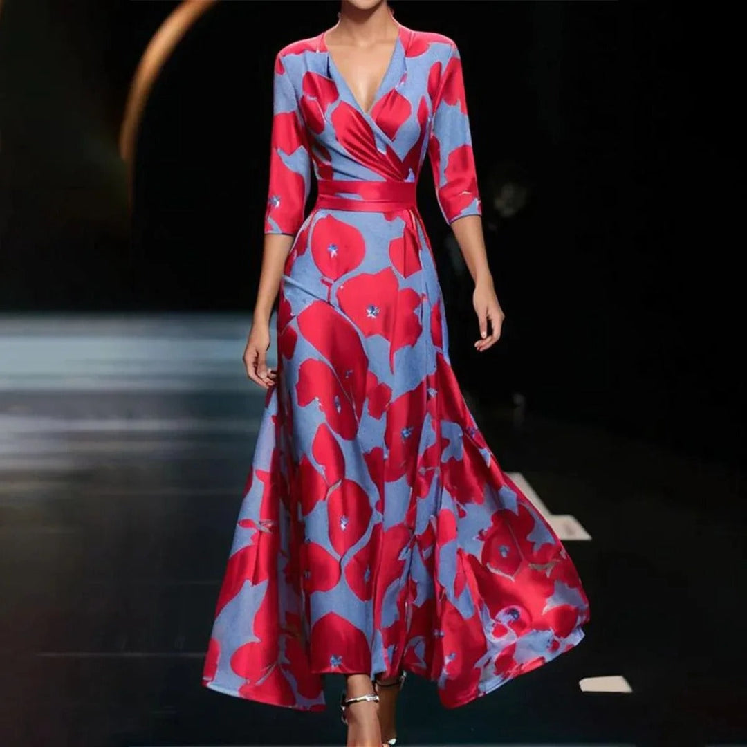 Ysa | Elegantes Kleid mit floralem Design