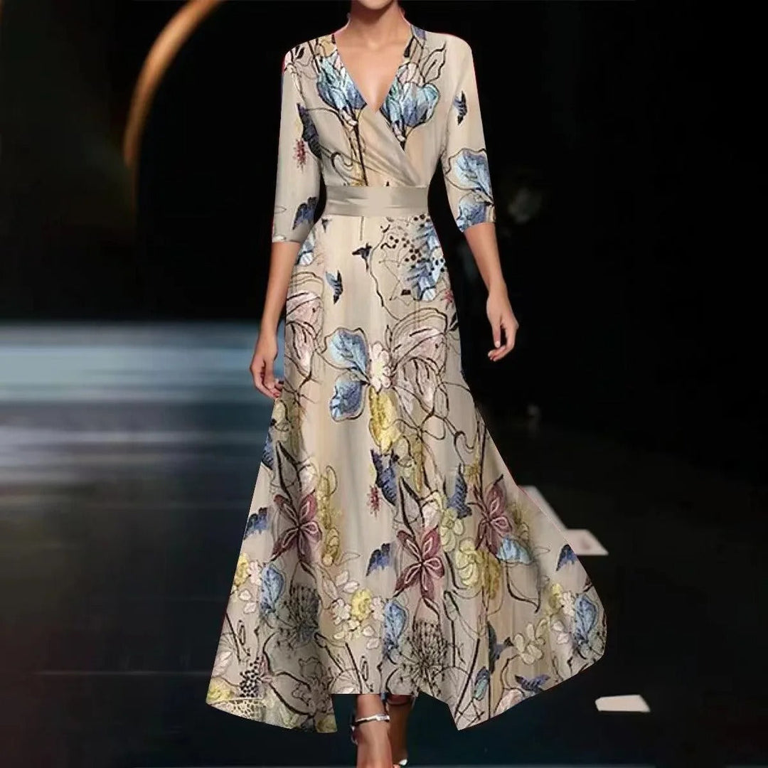 Ysa | Elegantes Kleid mit floralem Design