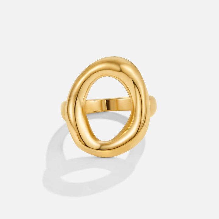 Goldene Schmelzringe Vina
