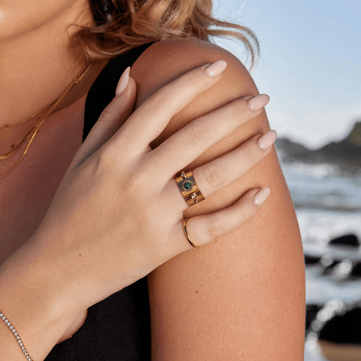 Vintage-Ring aus Gold Dakota