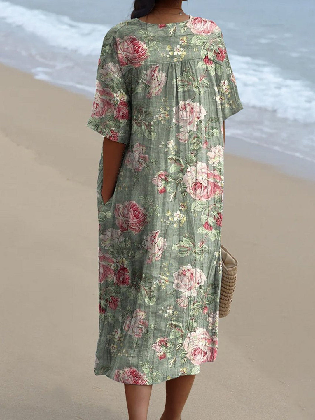 Lina - Retro Floral Dress
